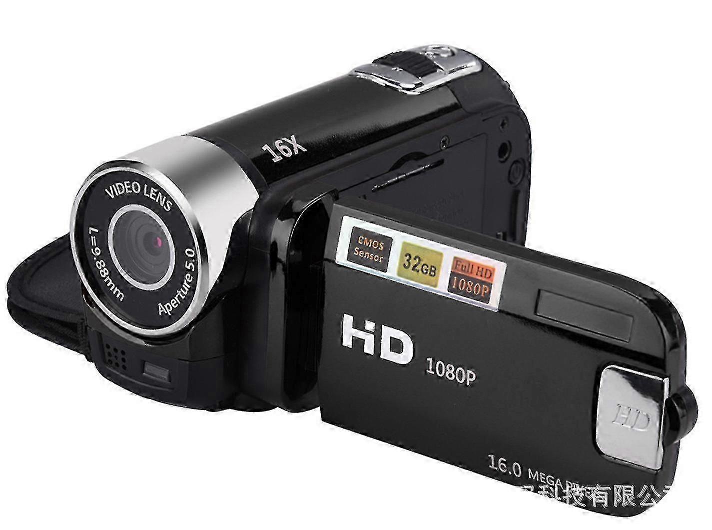 Black Full Hd 1080p Video Camera