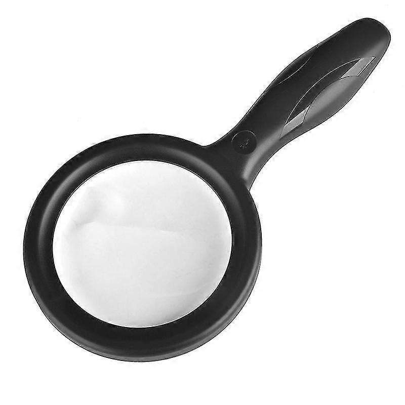 2023 - Lupa de leitura 30x 60x, lupa iluminada recarregável com 33 leds, lupa com