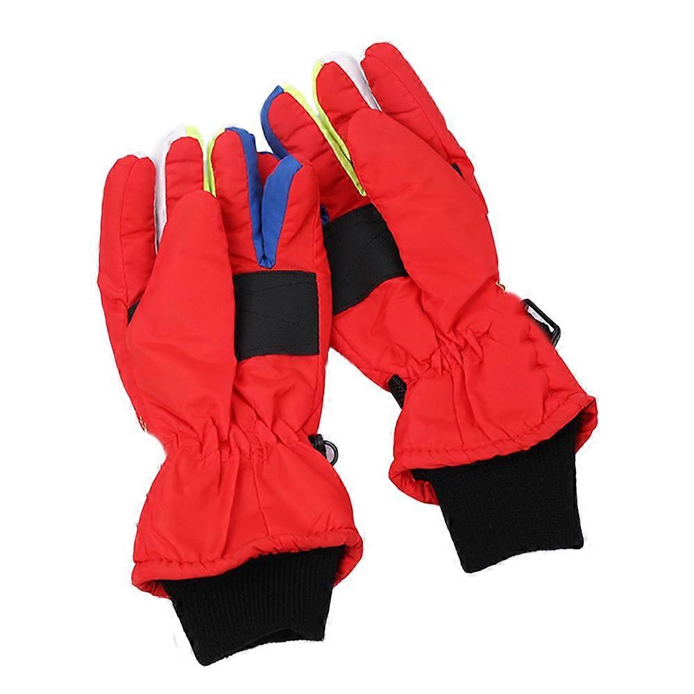 Children Winter Snow Waterproof Thick Warm Windproof Gloves