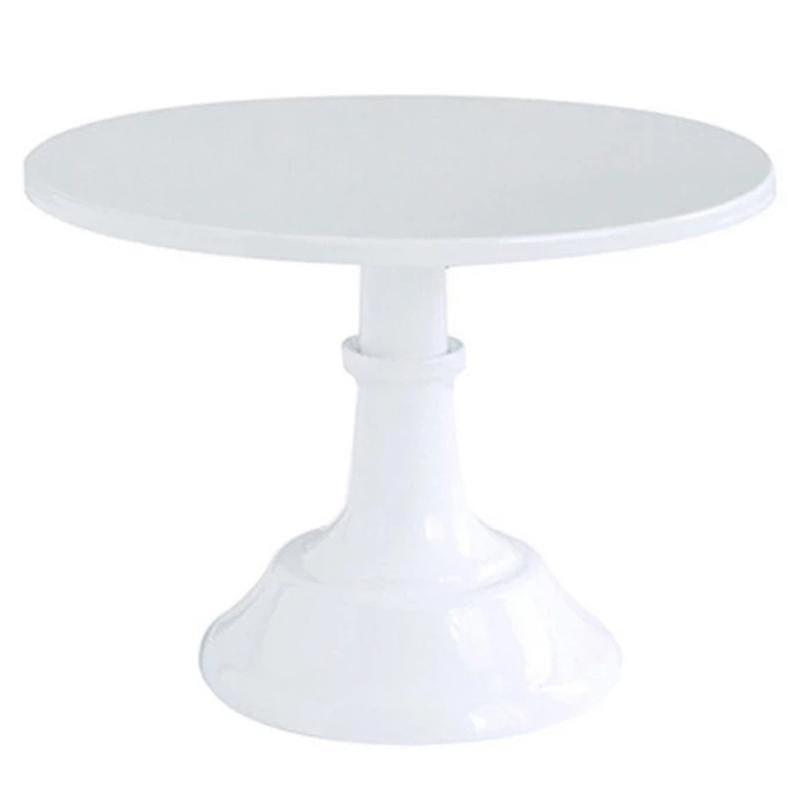 معدن الحديد كعكة موقف جولة الركيزة الحلوى حامل كب كيك عرض الرف أدوات الخبز الأبيض الزفاف الاسمية