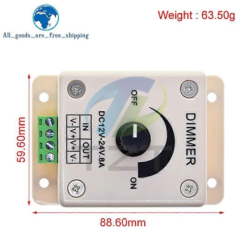 Voltage Regulator DC-DC Voltage Stabilizer 8A Power Supply Adjustable Speed Controller DC 12V LED Dimmer 12 V