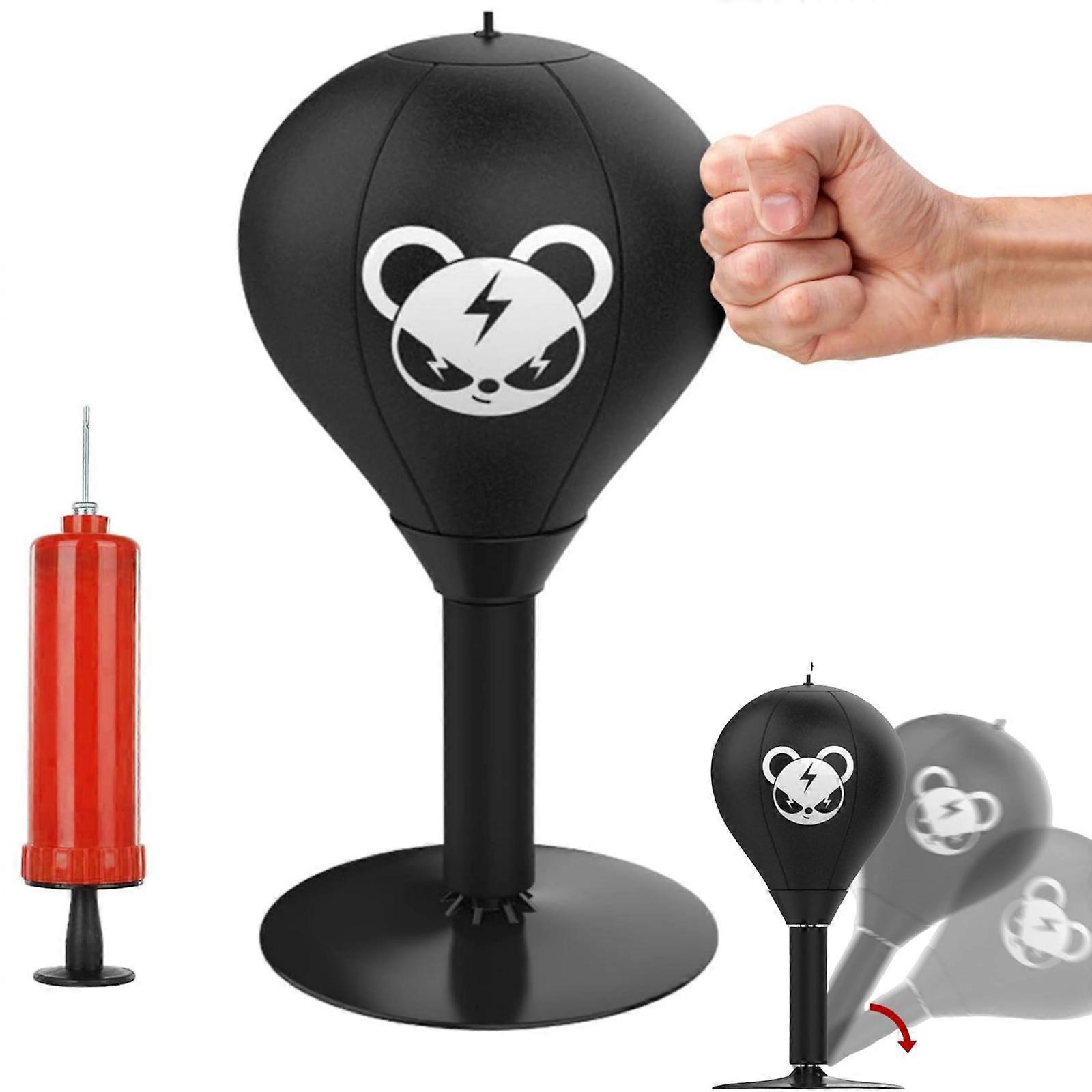 Boxsack Desktop-Boxsack Stress Buster mit Saugnapf Schreibtischtisch Boxi, 100% Neu