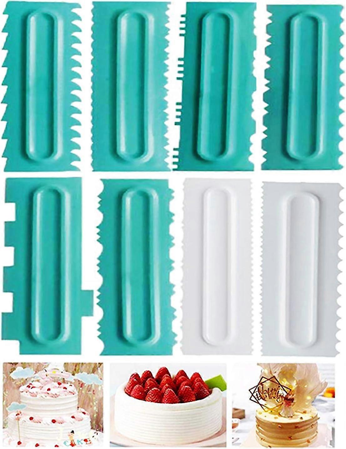 Butter Cake Spatulas, Set of 8 Smoother Cake Decorating Spatulas for Cake Decorating