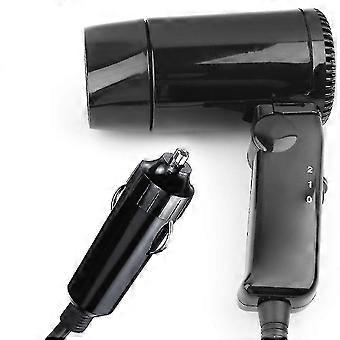 12v Car Folding Hair Dryer Durable Blower Portable Cigarette Lighter Joint  Dryer For Car Auto A