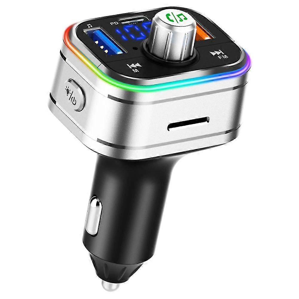Bc62 Led Backlit Car Bluetooth Fm Mp3 Fast Charger Voltage Detection