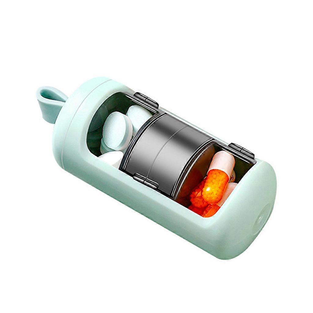 Mini Portable 3-gird for Pill Box Organiser Large Separate Compartments Lightwei