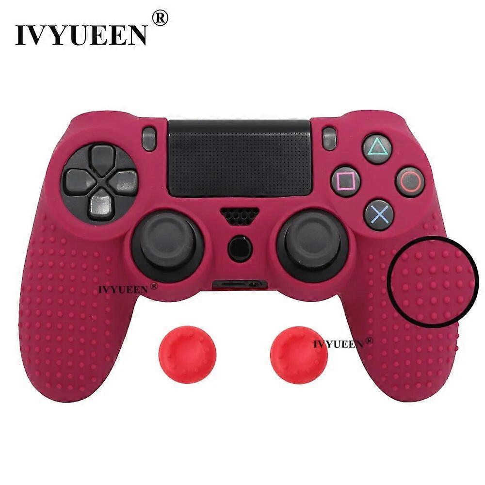 IVYUEEN Anti-slip Silicone Cover Skin Case for Sony PlayStation Dualshock 4 PS4 DS4 Pro Slim Controller