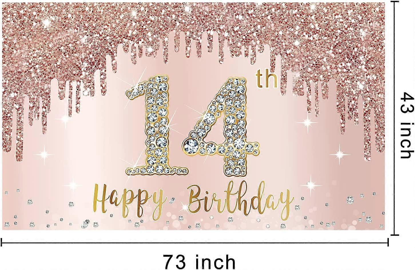 Decorazioni per la festa del 16° compleanno stampabili con cartello rosa e oro per i 16 anni. Decorazioni per la festa del 16° compleanno. - Italia