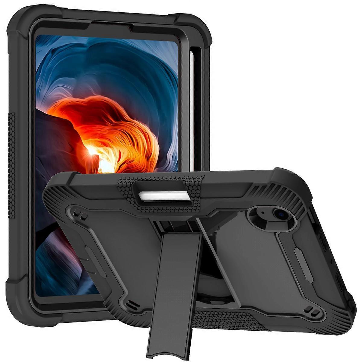 iPad mini 6 heavy-duty handheld full-body shockproof protective case with built-in stand