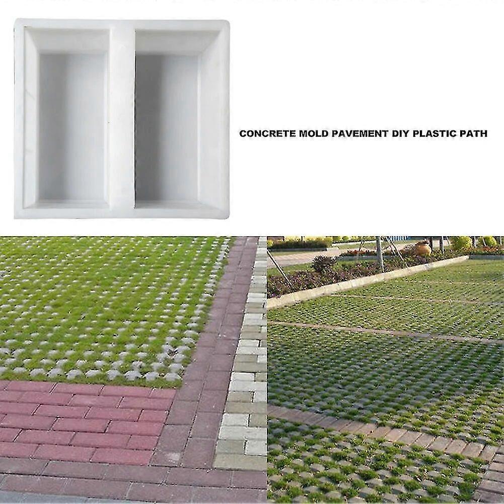 Stampo Per Bordi Da Giardino Fai Da Te | Plastica Per Cemento, 40x25x5 Cm, Decorazione Prato