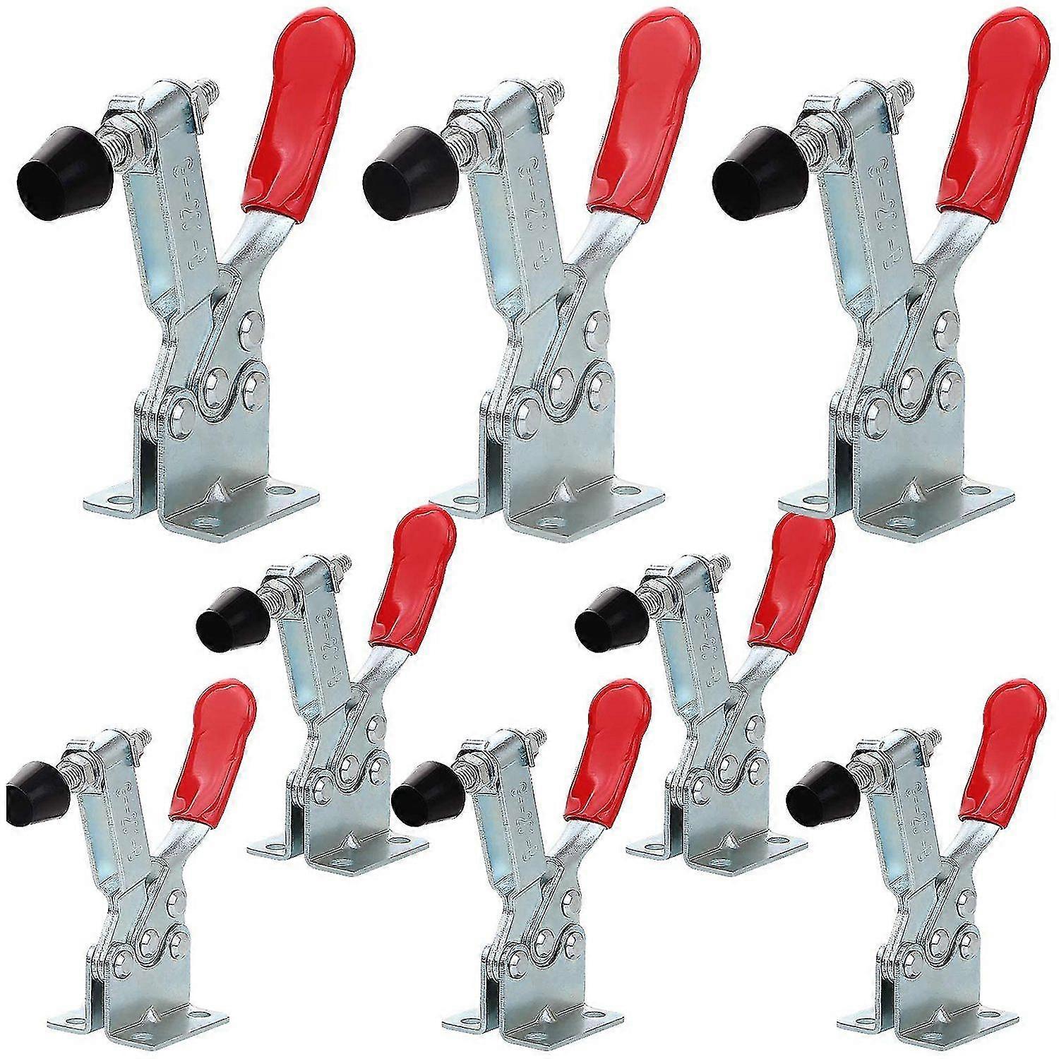 Toggle Clamps, Non-Slip, 201-B, Holding Force, Horizontal Metal Button Clamp, Quick Release, Hand T