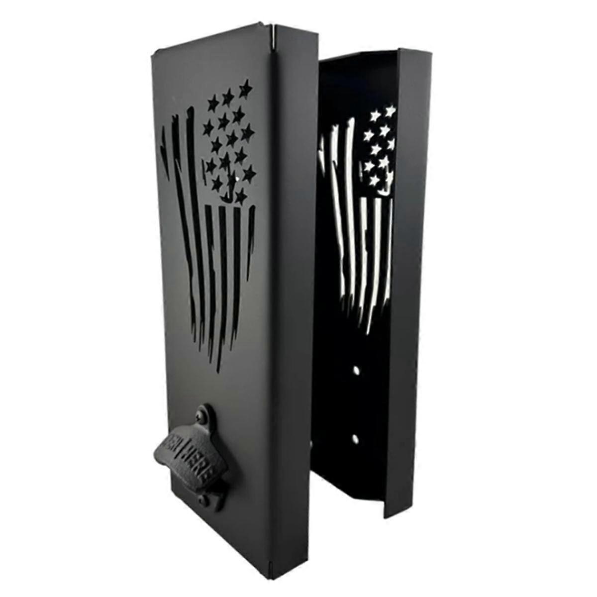 Tölkin jäähdyttimen jalusta pullonavaajalla, tölkin jäähdyttimen jalusta, seinälle asennettava tölkin jäähdyttimen jalustapurkit pullonavaajalla