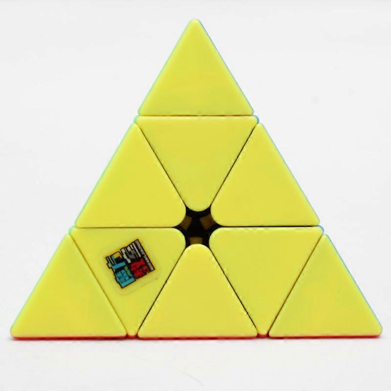 3x3x3 Triangle Cubing Classroom 3x3 Pyramid Cube Stickerless Magic Speed Professional Puzzle Education Toys For Kid Educ Toy