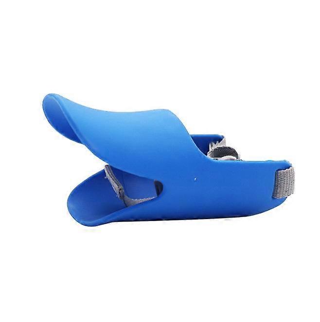 Dog Muzzle, Mouth Cover Silicone Dog,Cute Duck Shape,Anti bite Adjustable Loop Pets Muzzle