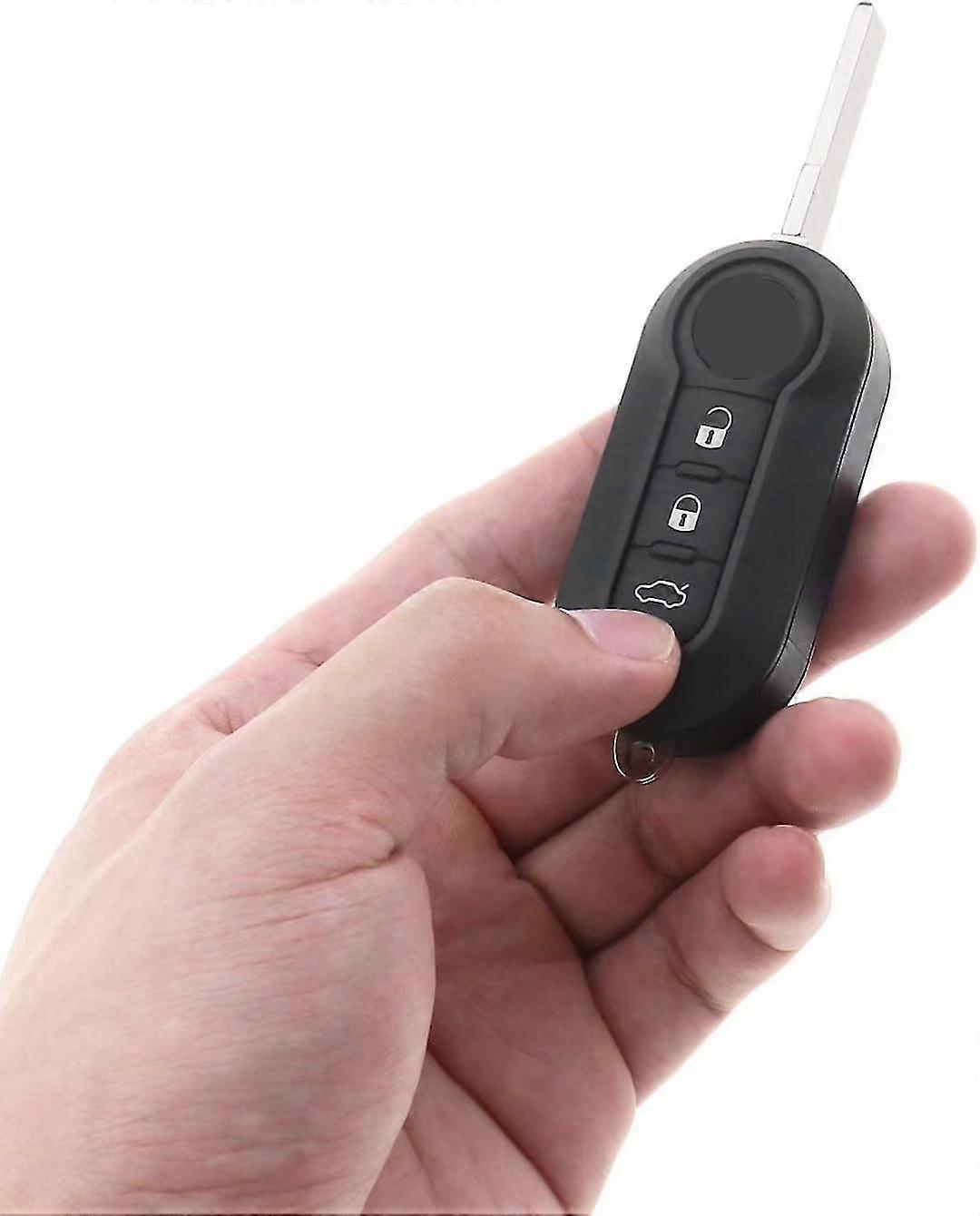 3 Button Remote Key Fob Case Service Repair Kit(1pc, Black)