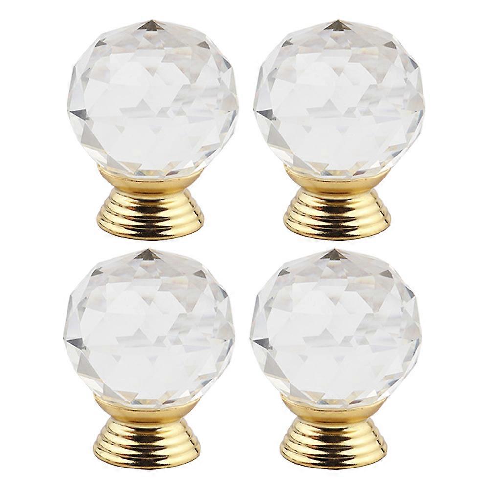 4 Pcs Brass Knobs Vintage Dresser Knobs Farmhouse Dresser Knobs Gold Dresser Handles