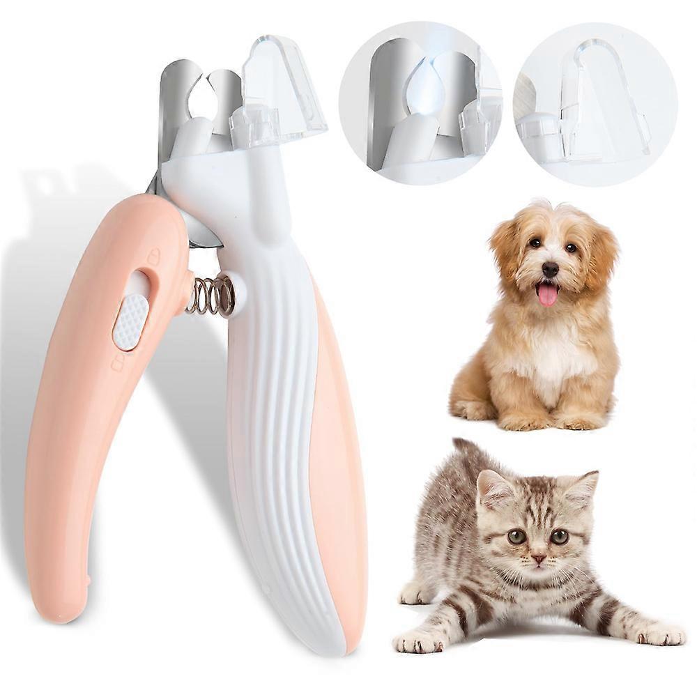 Safe Dog-Cat Nail Clipper and Trimmer with LED Light, Easy to Cut Toenail to Avoid Bloodline