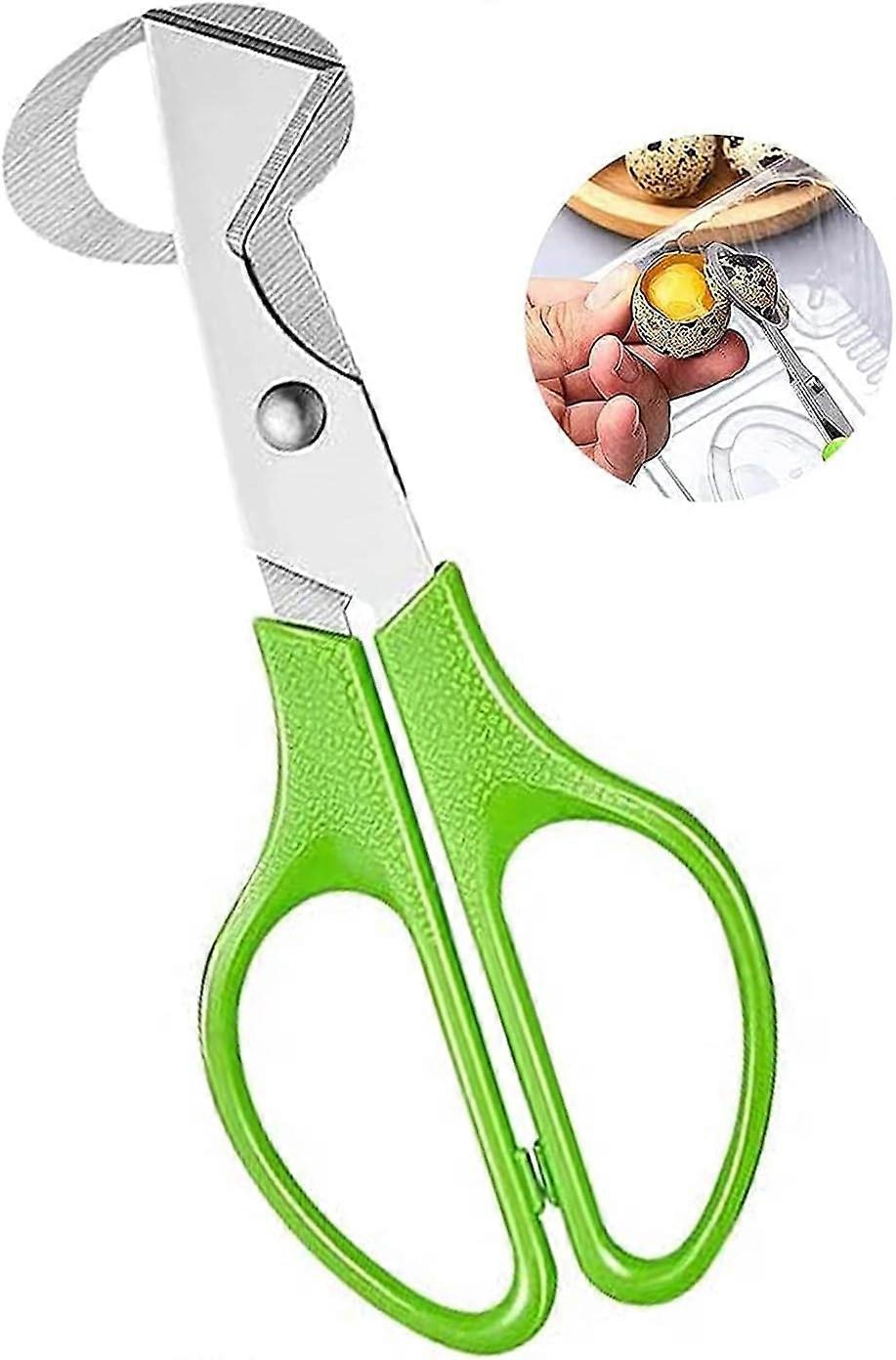 Stainless Steel Quail Egg Scissors - Kitchen Tool for Small Eggs Shell Opener