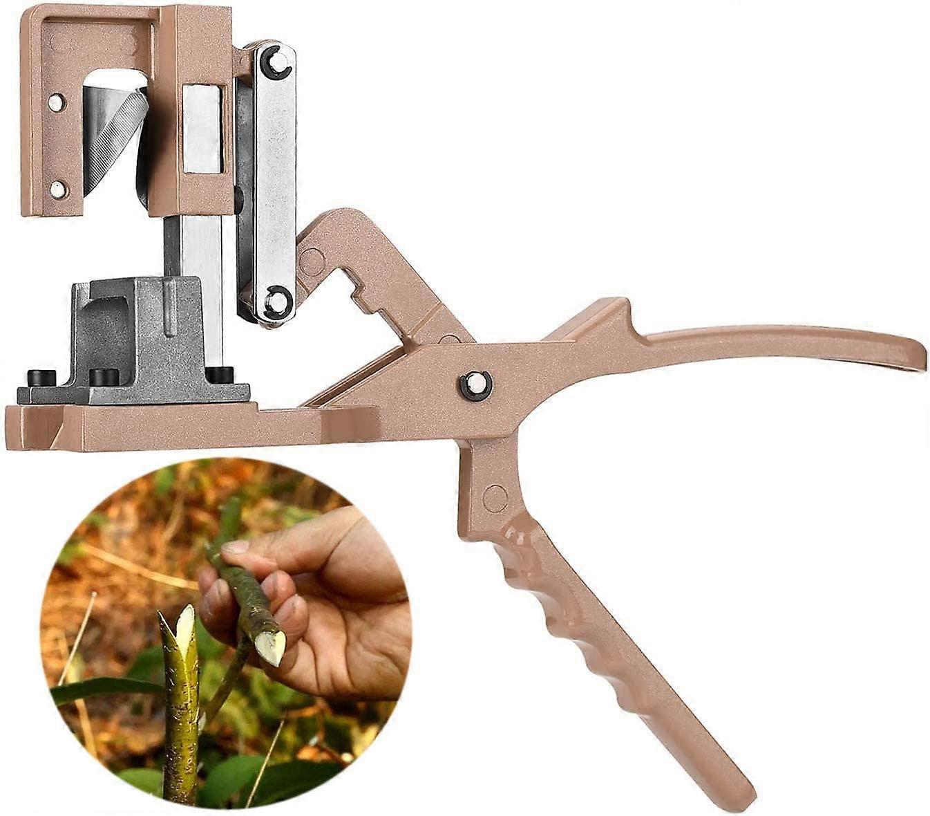Grafting Tool Garden Fruit Trees and Vines Rootstock and Scion Save Success Rates Cut 5-20mm Dia Professional Large Full Metal Body Blade Sharp