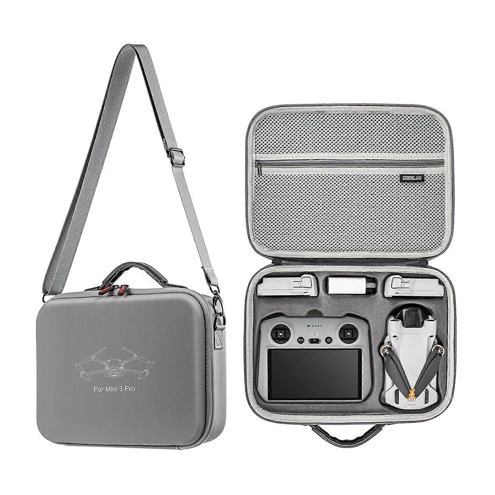 حقيبة حمل بالتحكم عن بعد بطائرة هليكوبتر بدون طيار حقيبة يد فضي ل DJ Mini 3 Pro 25 23 8 سم حقيبة تخزين PU
