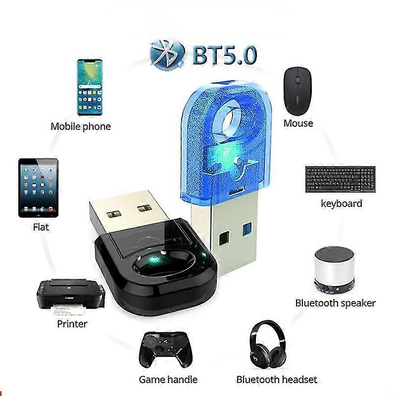 Bluetooth Adapter 5.0 Usb Bluetooth Transmitter For Pc Computer Receptor