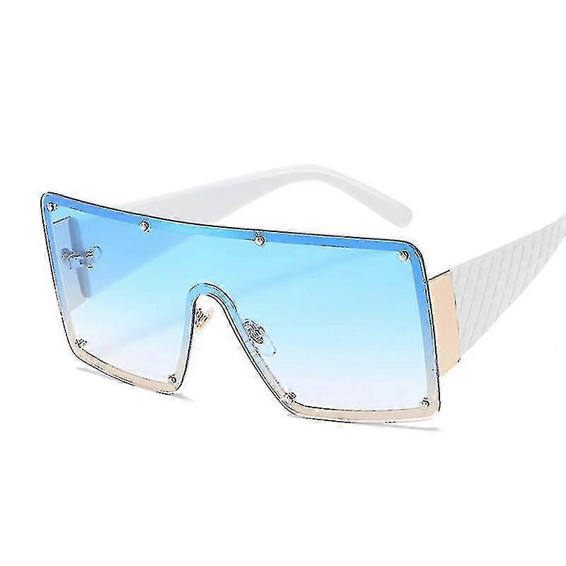 Fash Big Square Sunglasses Women Gradient