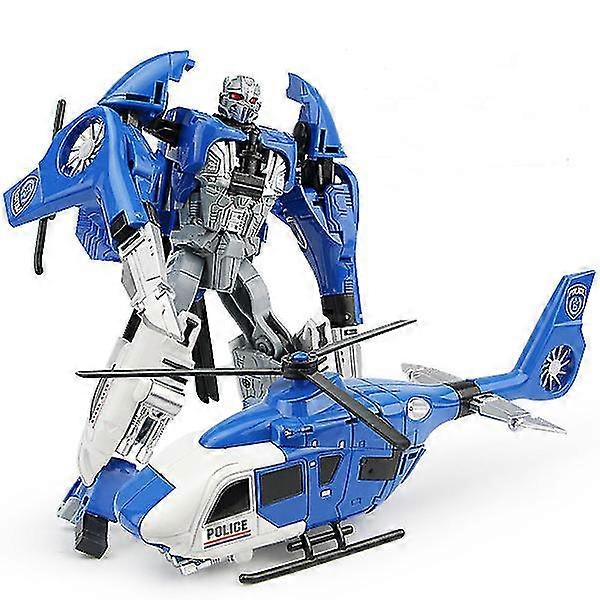 Alloy Blastic Iron Deformation Toy Car Robot Model