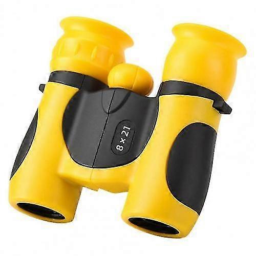 ラバー双眼鏡8x望遠鏡子供のためのポータブルスキッドの贈り物の子供の屋外ミニ子供の旅行双眼鏡用