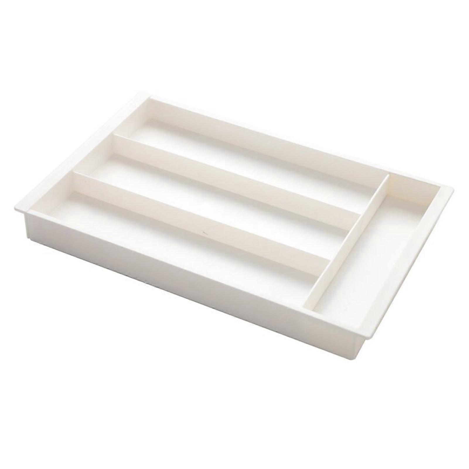 Retractable Storage Box Utensil Tray Adjustable Length Easy to Clean Drawer Organizer Expandable Flatware Cutlery Holder
