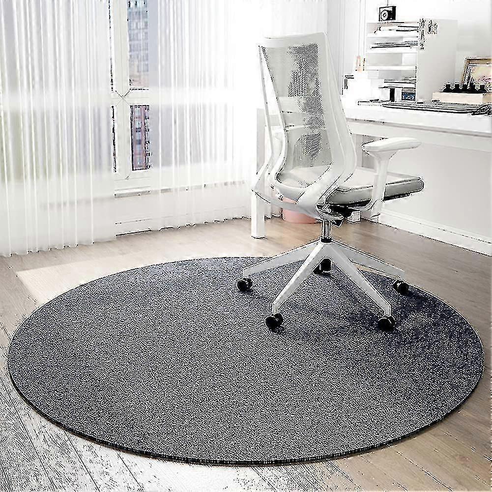 Tapis de chaise de bureau pour protecteur de sol en bois Tapis de chaise roulant Tapis de sol rond Tapis de sol antidérapant Protéger le tapis Plancher de bois dur lavable - JA