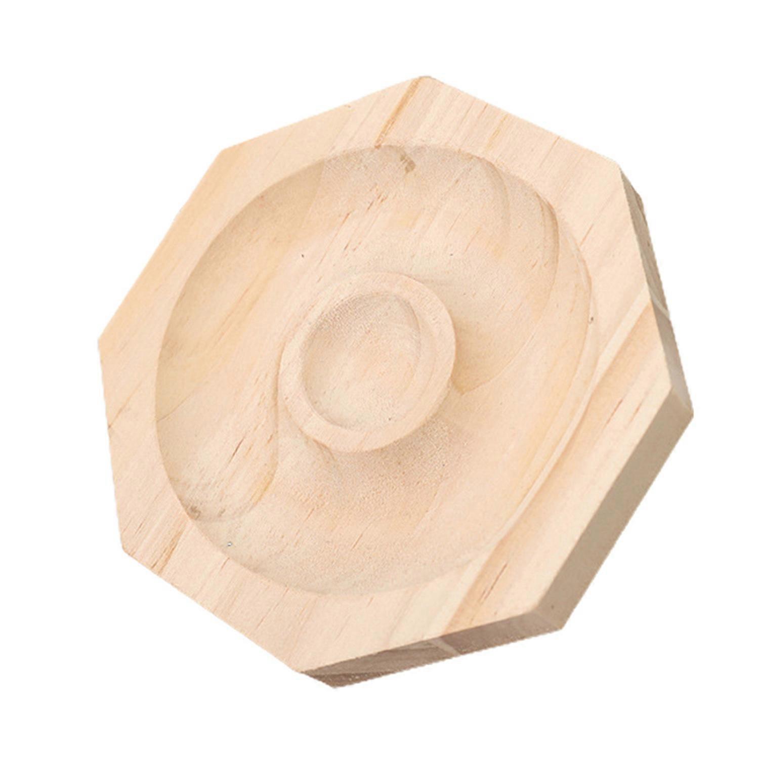 Wooden Bracelet Holder Round Square Rectangle Rustic Heavy Duty Solid Wood Beaded Bracelet Bangle