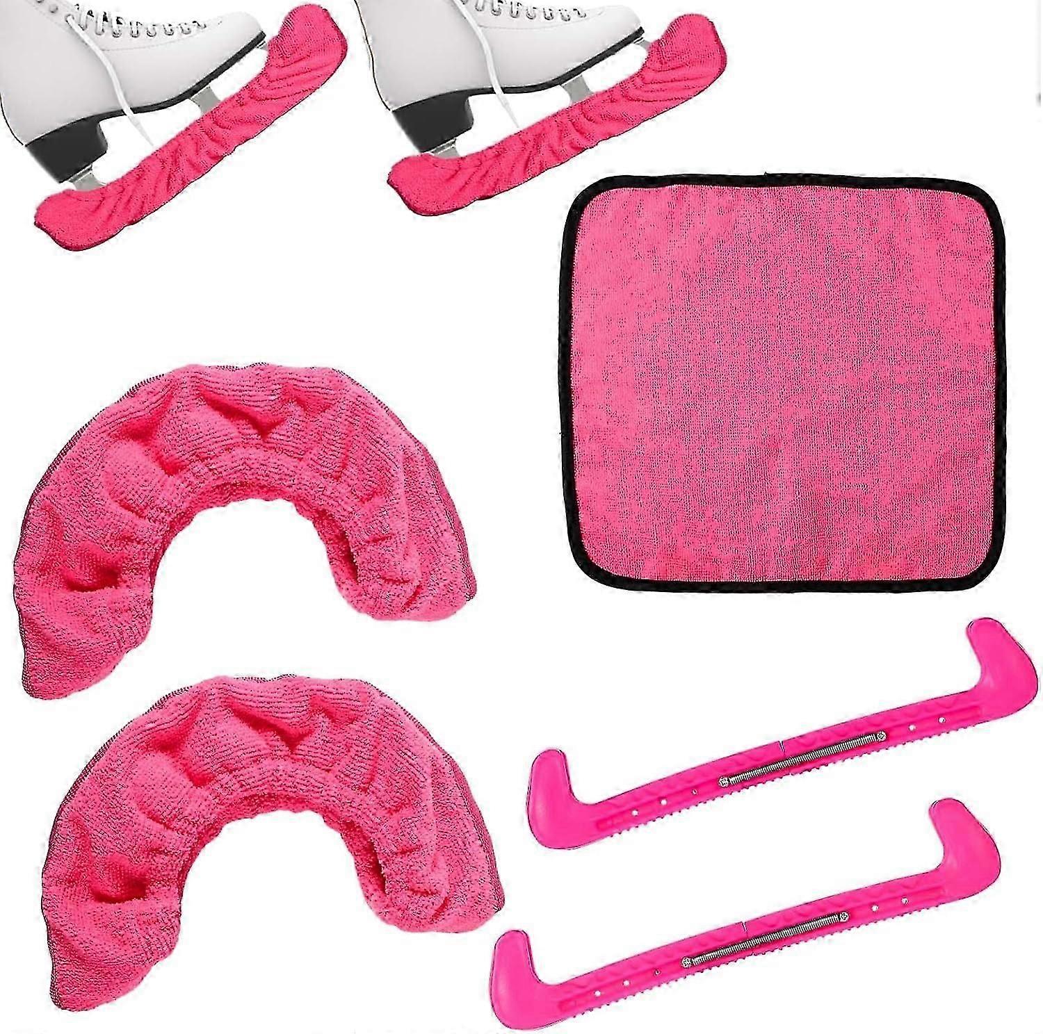 アイススケートガーダー&ソーカー&タオルキット、ソフトスケートブレードカバー、ハードスケート