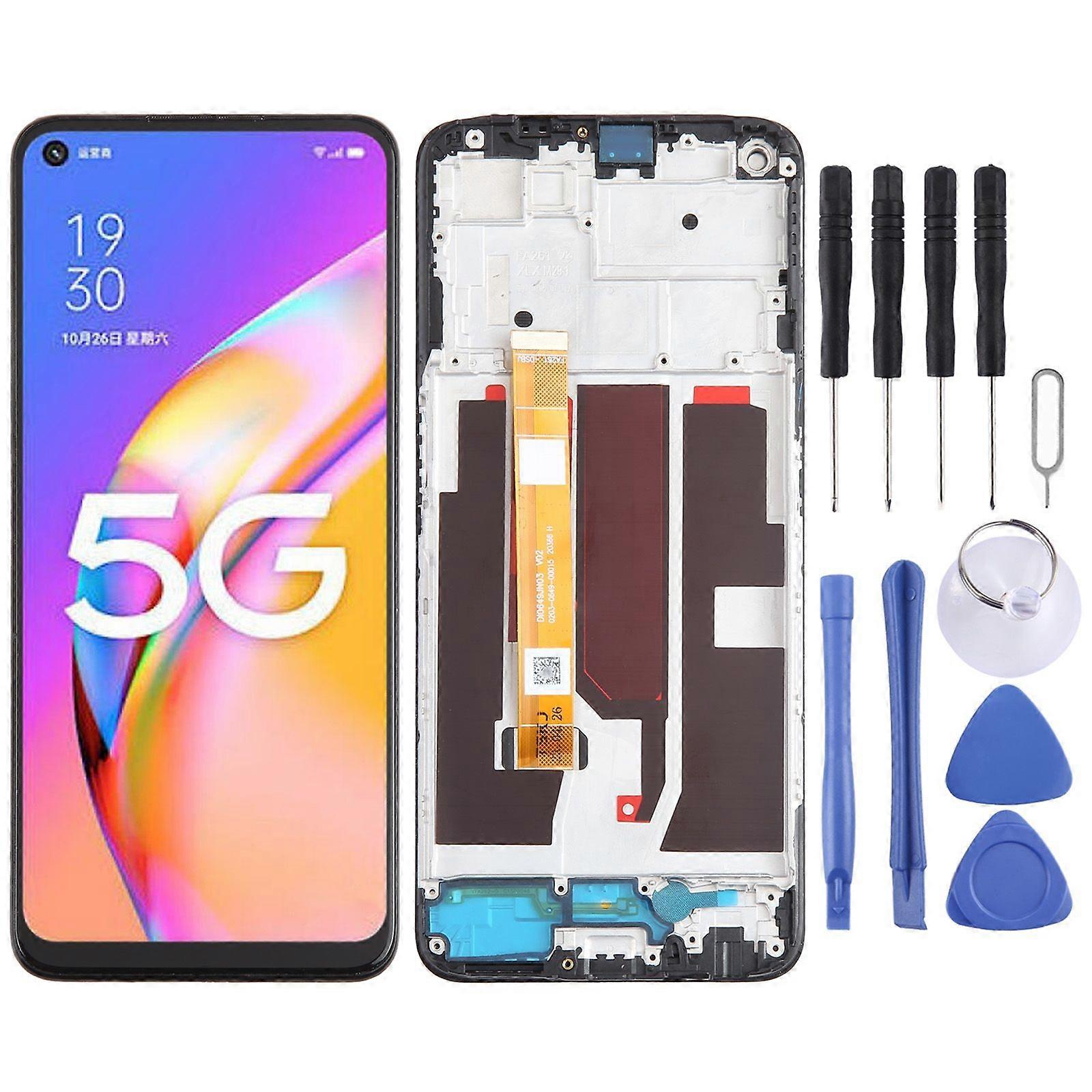 LCD + Touch Screen with Frame For OPPO A93 5G