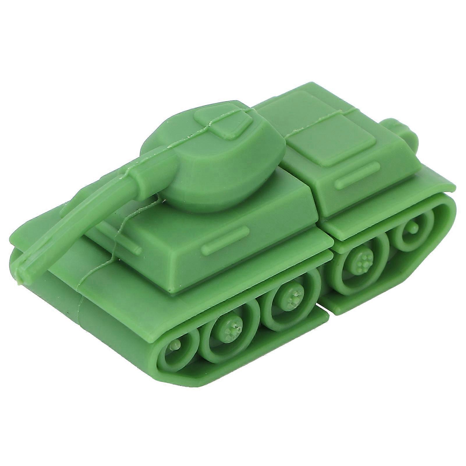 Flash Memory Portable Cartoon TankShaped 2.0 USB Pendrive Disk for PC Tablet Information Storage Data Transmission(32GB )