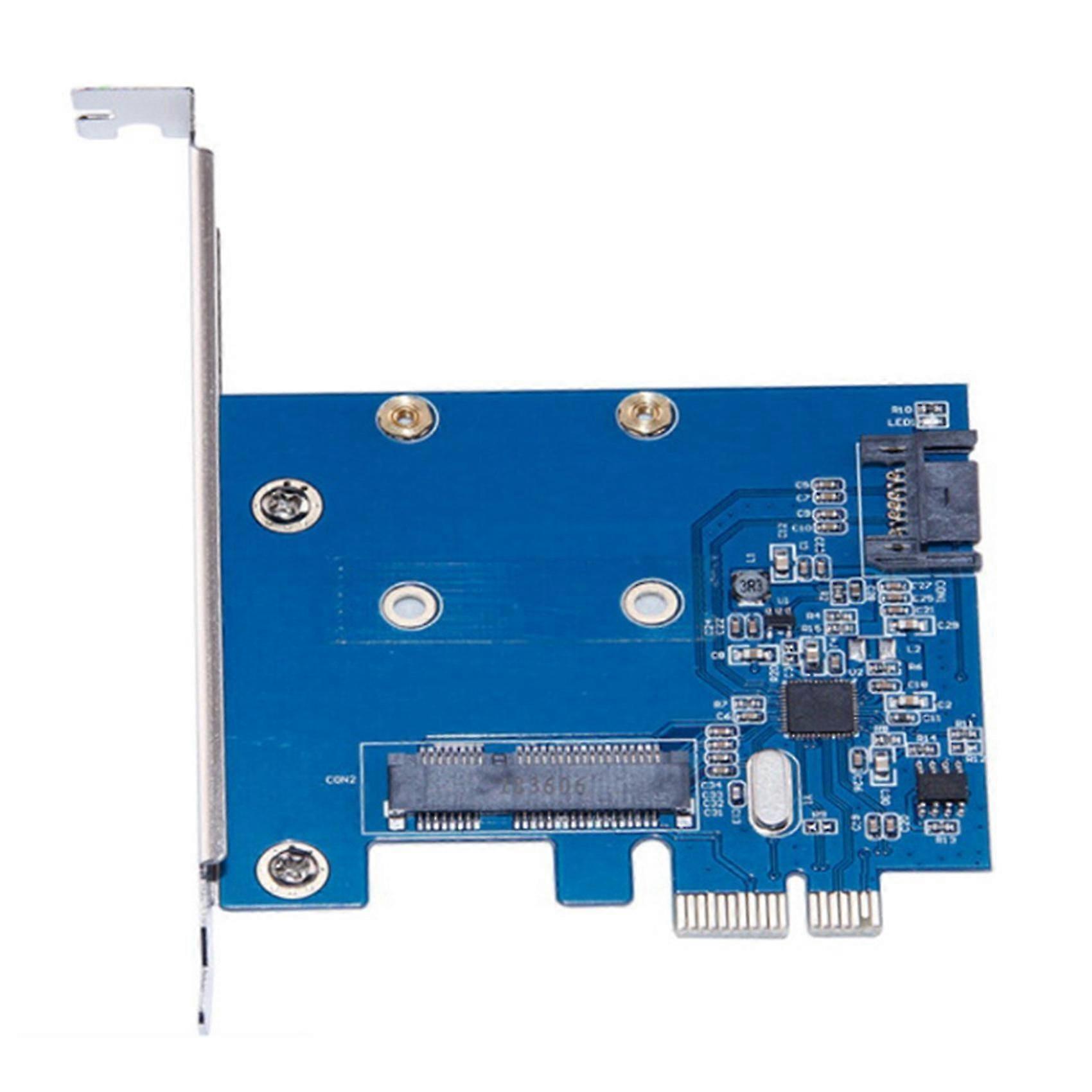 Pci-e To Msata+sata3.0 Expansion Card Msata Adapter Card Asm1061 Msata Hard Disk Adapter Card