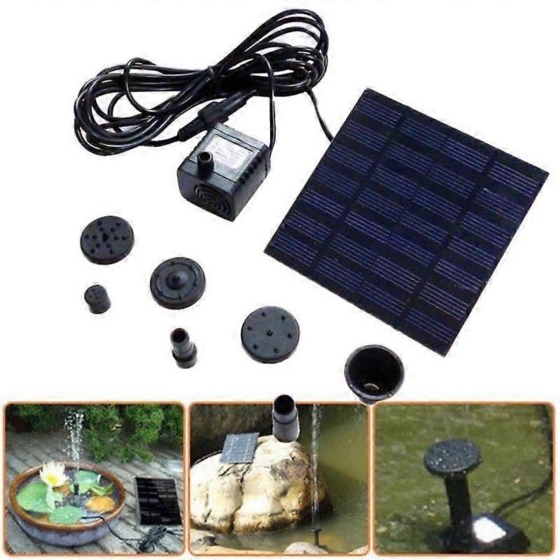 12W 7V Submersible Solar Fountain Water Pump for Garden and Pool
