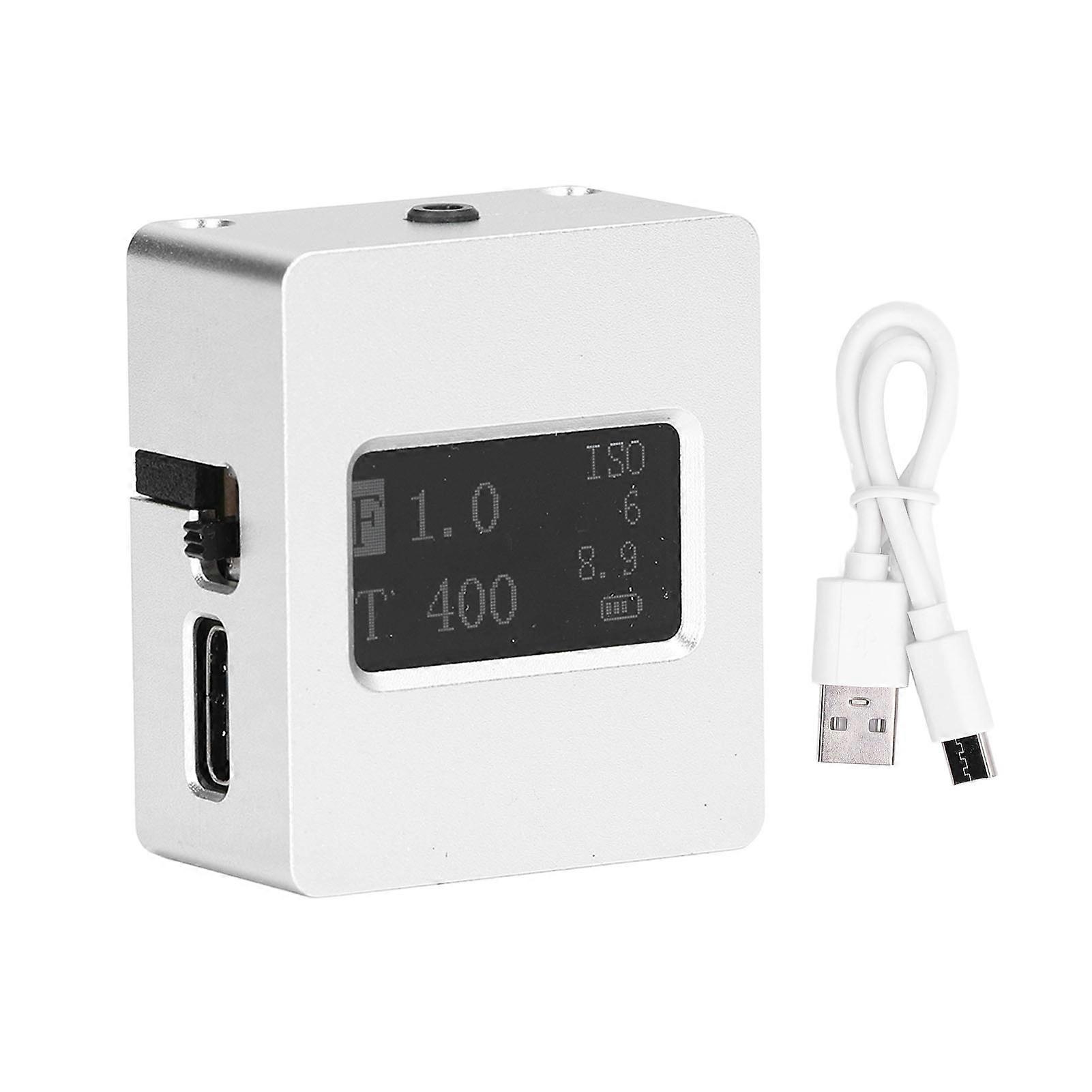 Camera Light Meter Upper Reflection Photometer Cold Hot Shoe Fixing with USB Cable HY‑201X