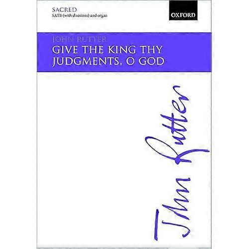 Give the King Thy Judgments, O God