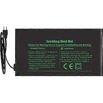 220v Seedling Heat Mat,Reptile Plant Electronic Terrarium Heating Plate Waterproof Hydroponic24 * 52cm