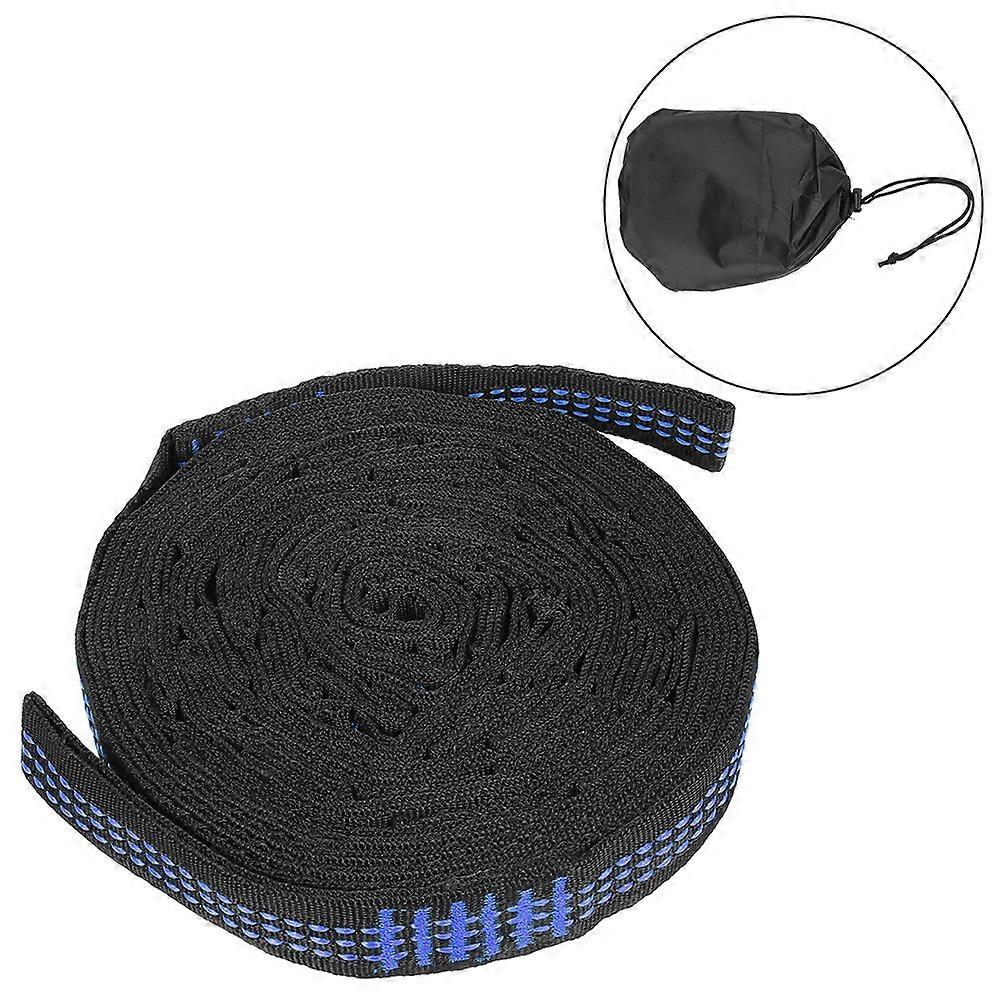 Hammock Accessories Hanging Tree Strap Rope Belt with Storage Bag (Blue)
