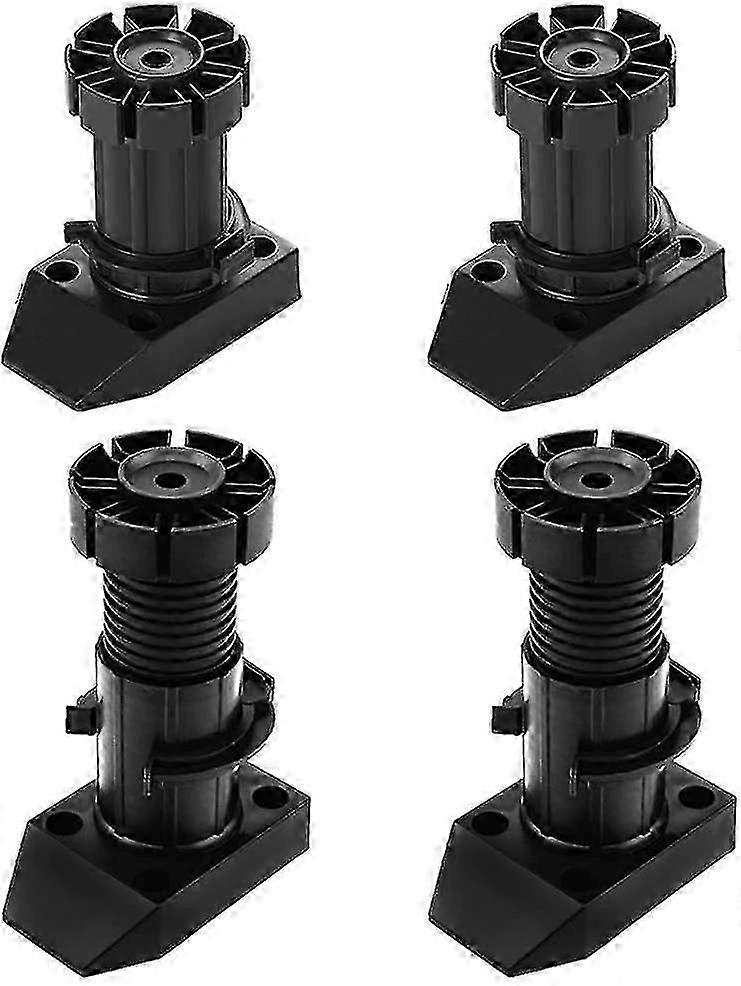 4つのpcs調節可能な家具の足フィート50mmの高さはキャビネットの足を厚くするテーブルの足