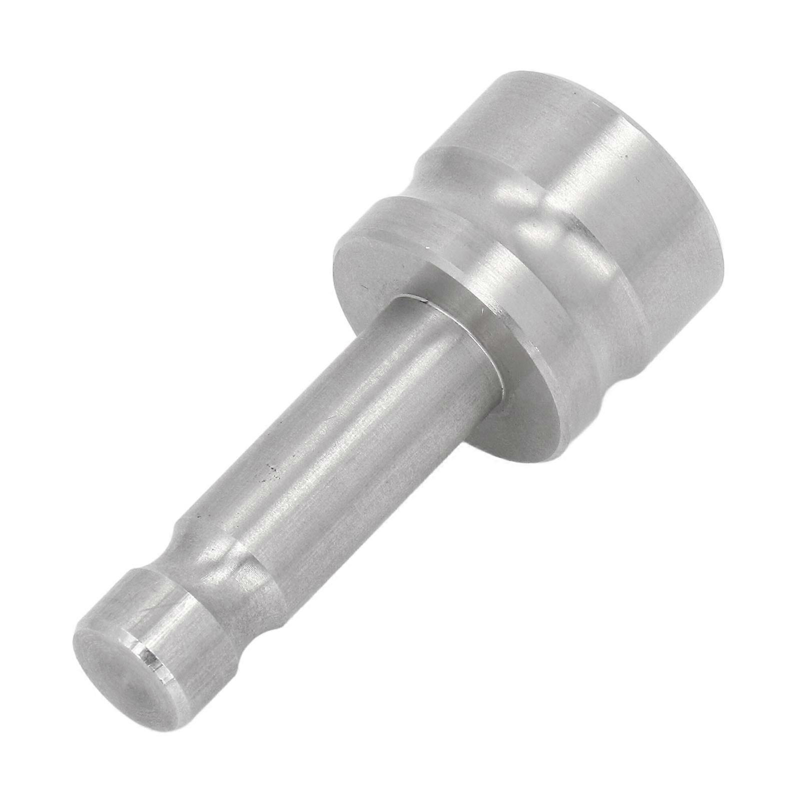 Prism Pole Mount Adapter, Stainless Steel Female Thread 5/8in‑11 Total Station Prism Adapter for Surveying Poles Base Tripod