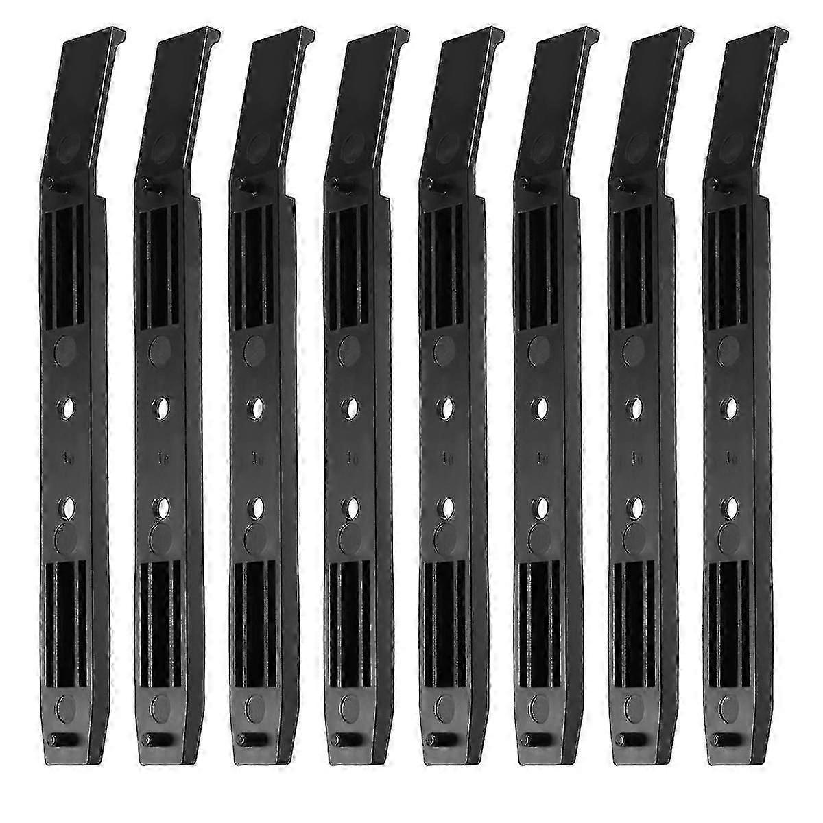 4 Pairs Hard Drive Rails Chassis Cage Accessories Drive Bay Slider Plastic Rails for 3.5 to 5.25 Ha c