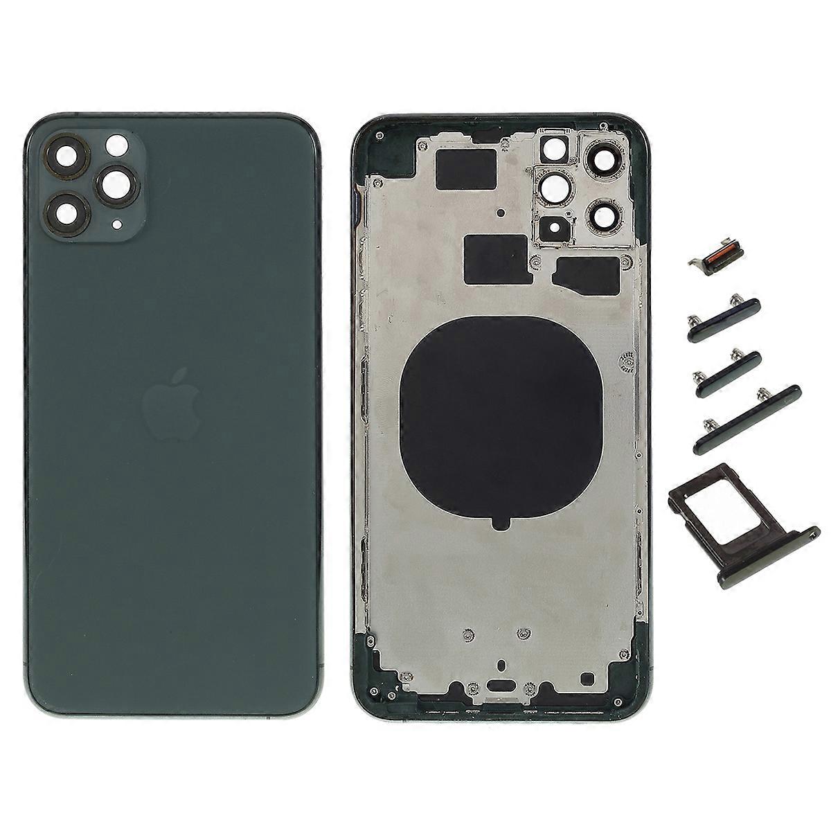 For iPhone 11 Pro Max Back Battery Housing Cover+Middle Plate Frame+Side Buttons,EU Version