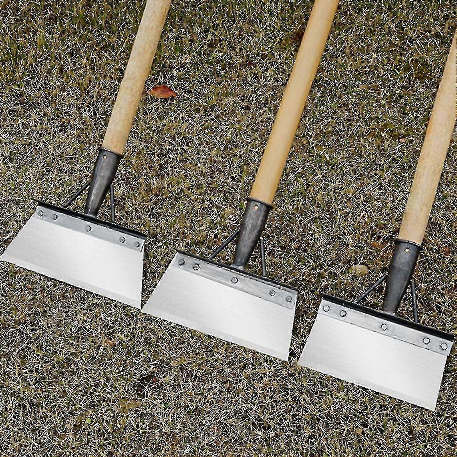 Utendørs hagerengjøring Flat skyve Solid Sharp Blade Cleaning Spade Head For Utendørs Hage Gress Xixi s202412242322