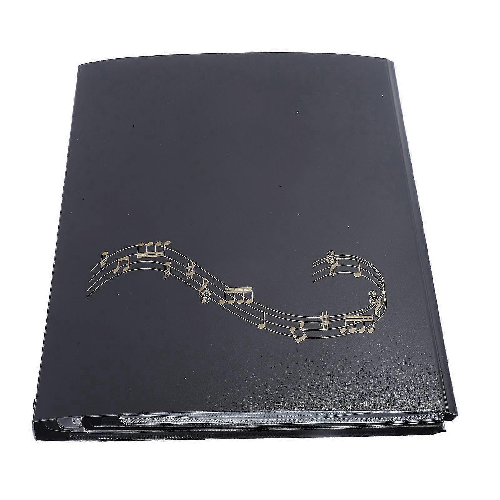 A4 Detachable Sheet Music Binder Expandable to 52 Pages for Piano Violin Cello