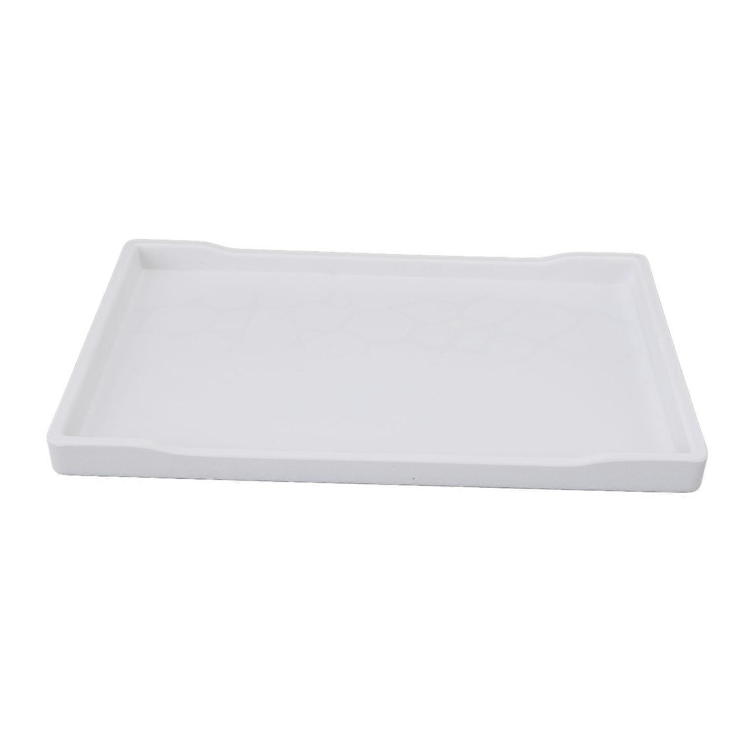Fruit Tray Modern Minimalist Rectangular Plastic Serving Tray with Anti Slip Bottom for Home Kitchen