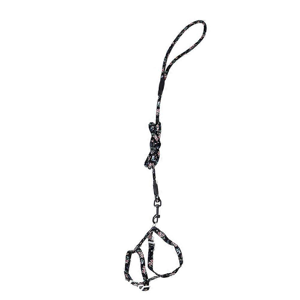 Adjustable Pet Cat Harness Collar Vest with Leash - Soft Nylon, Medium Size, Reflective Straps, For Indoor & Outdoor Use