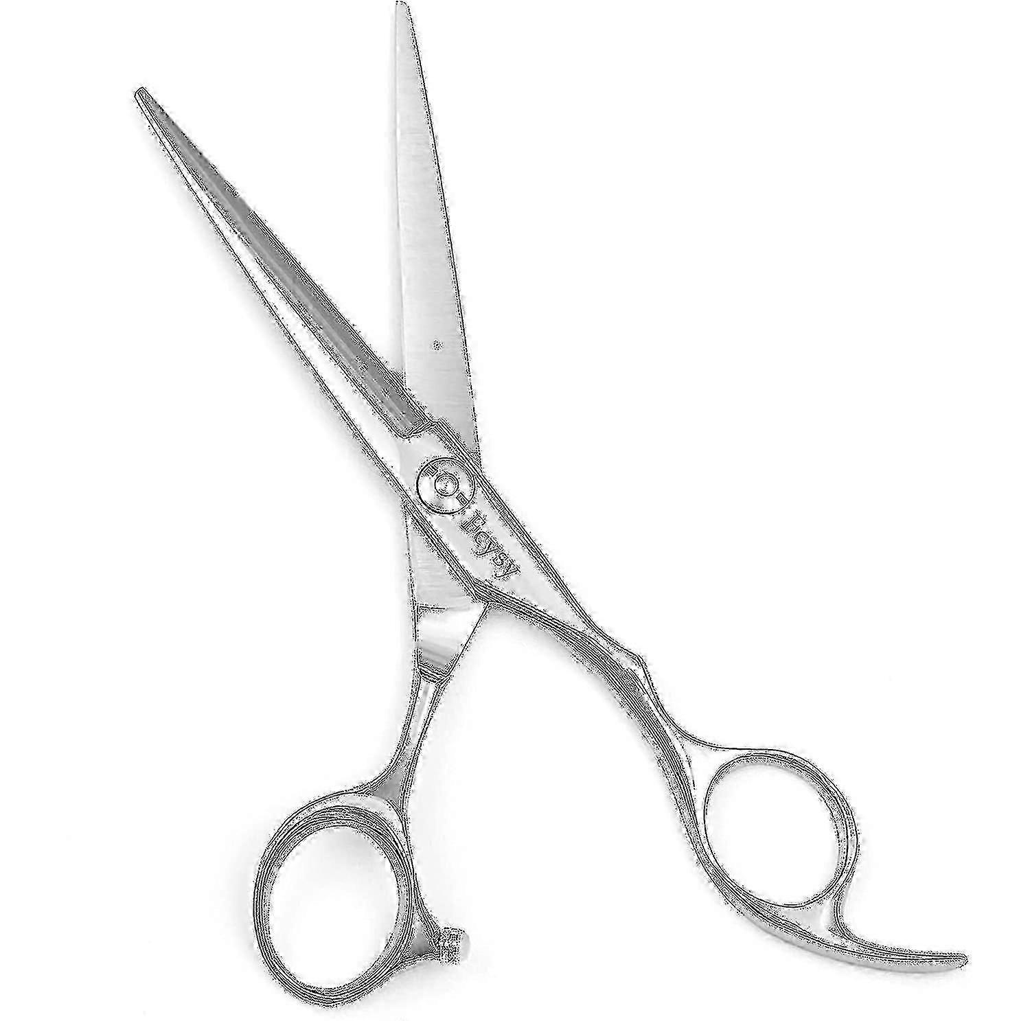 Barber Shears - Hair Scissors, 6 Professional Hair Cutting Scissors, Offset Handle Design