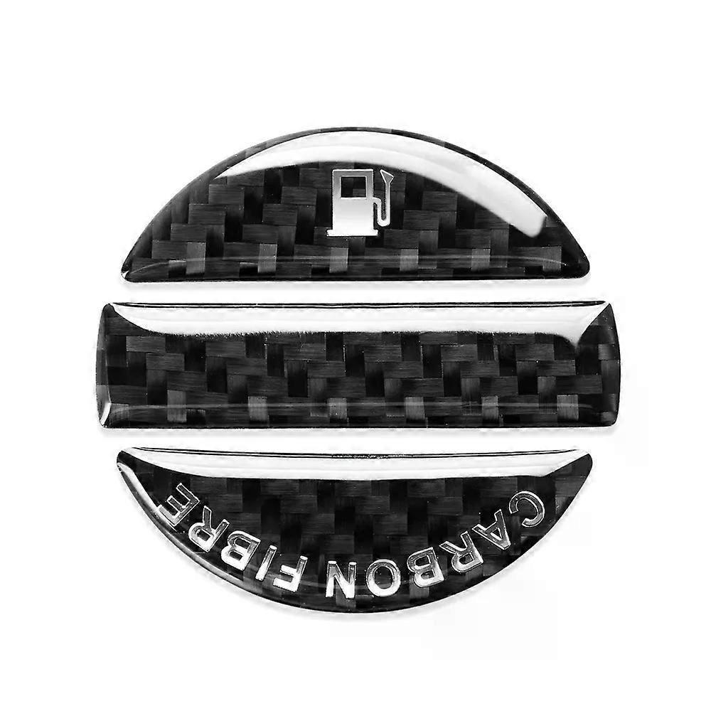 carbon Fiber Car Fuel Tank Cap Cover Decorative Stickers compatible for Macan Panamera Cayenne 911 997 996 971 9YA